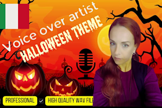 record a italian voice halloween theme