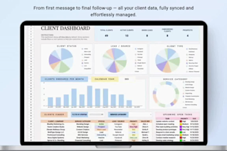 automate client tracker spreadsheet CRM dashboard business lead tracker in excel