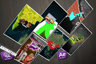 make engaging map animations for shorts and reels