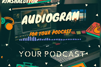 do waveform or audiogram for podcast