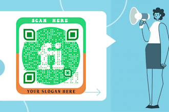 create luxury aesthetic qr code generator with logo