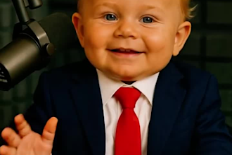 create ai baby podcast viral videos for tiktok, youtube and instagram