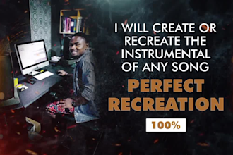 create or recreate the instrumental of any song