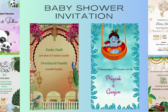 baby shower invitation video