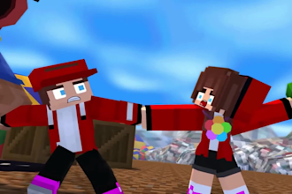 create custom minecraft video and animation for your youtube