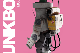 create stunning designs with hardsurface, props and 3d elements
