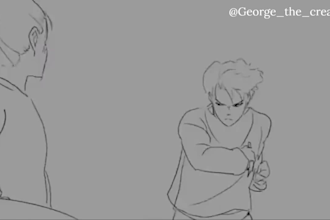 do 2d line art line art animation hand drawn frame by frame pencil sketch