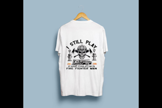 make a vintage style and t shirt design print sublimation illustration line