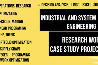 do linear programming and operation research using excel solver and lingo