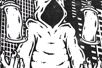draw and animating a hardcore punk rock chaos graffiti illustrations for bands