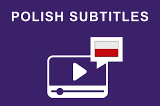 add professional polish subtitles to your video