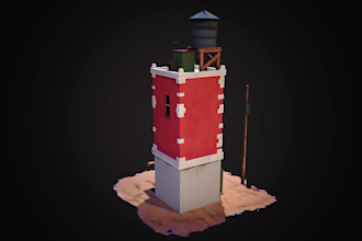 create a 3d game environment and weapons for your game