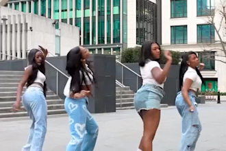 create dynamic group hip hop dance with trending choreography