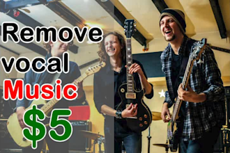 remove vocals with the best method for instrumental