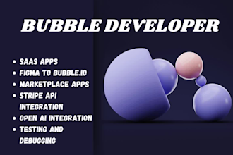 bubble io mobile app developer ai bubble app saas mvp chatgpt CRM chatbot