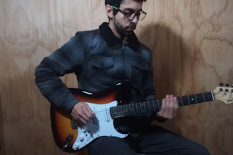 record electric guitar for you song
