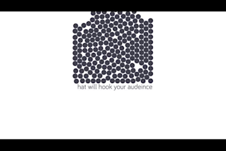 create minimalist kinetic typography video