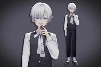 model and rig live2d vtuber, vtuber character, 2d vtuber model for streaming