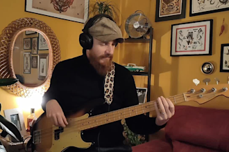 record affordable but pro vintage soul bass line