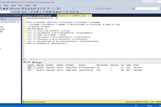 provide sql design, queries and stored procedure