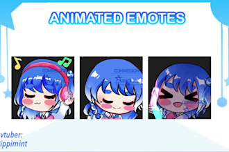 create chibi animated emotes for twitch