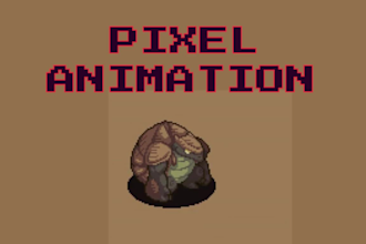 draw pixel art, pixel art illustration, pixel art animation and game sprite