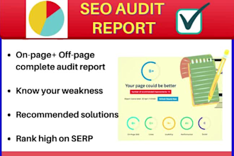 provide SEO site audit report for wordpress