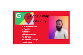 get business leads from google maps  data scraping service
