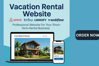 logify website, vrbo website,  airbnb website, guesty website vacation website