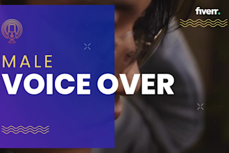 record a english voice over for youtube or narration videos