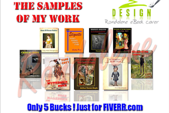 create a PROFESSIONAL Kindle eBook cover, Design and Render it