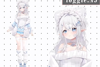 edit create live2d model vtuber commission and rig for twitch and youtube stream