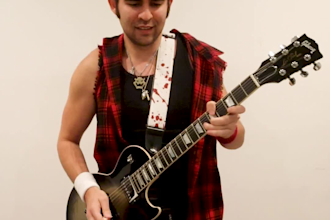 record a solo for your song in the style of any rock guitarist