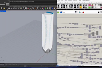 do parametric design and or 3dmodeling in rhino and grasshopper