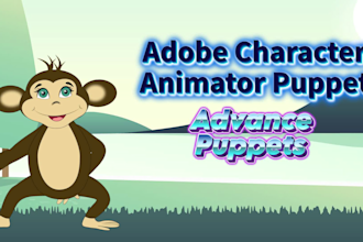 create advanced adobe character animator puppet