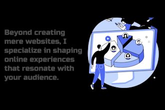design home page, web page or single page website