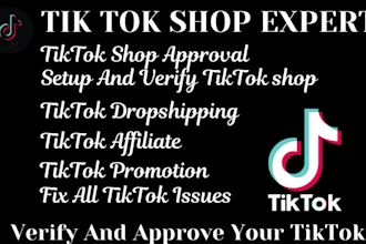 fix tiktok shop verification issue, setup tiktok dropshipping, tiktok shop