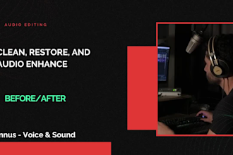 clean, restore, and enhance your audio