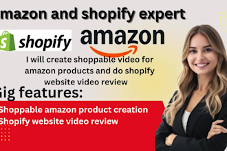 create shoppable video for amazon products, shopify website ugc video review