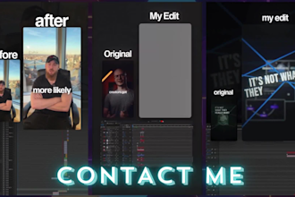 do video editing for instagram reels, youtube and tiktok