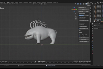 sculpt 3d creature,3d character, miniature with stl file for 3d printing