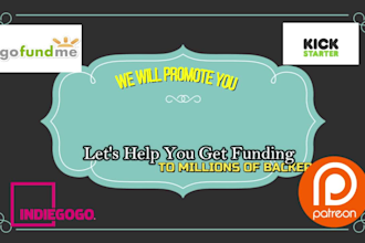 rapidly send backers to gofundme kickstarter indiegogo crowdfunding campaign