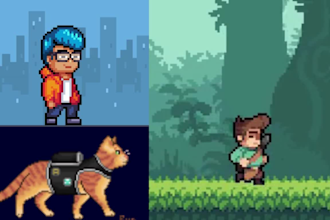 create custom pixel art animation 8bit 16bit pixel art character lofi animation