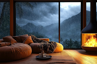 create ambient rain videos for youtube channel