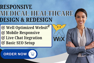 design wix medical healthcare website wix homecare ecommerce website redesign