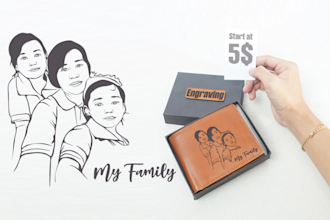 draw the need for laser engraving and wood cutting