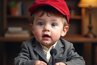 create engaging viral ai baby talking video ai baby podcast for your channels