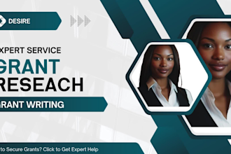write grant proposal grant application research pitch deck business plan