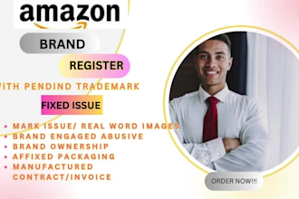 approved amazon brand registry and trademark registration