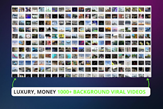 give you 1000 viral background videos for instagram reels